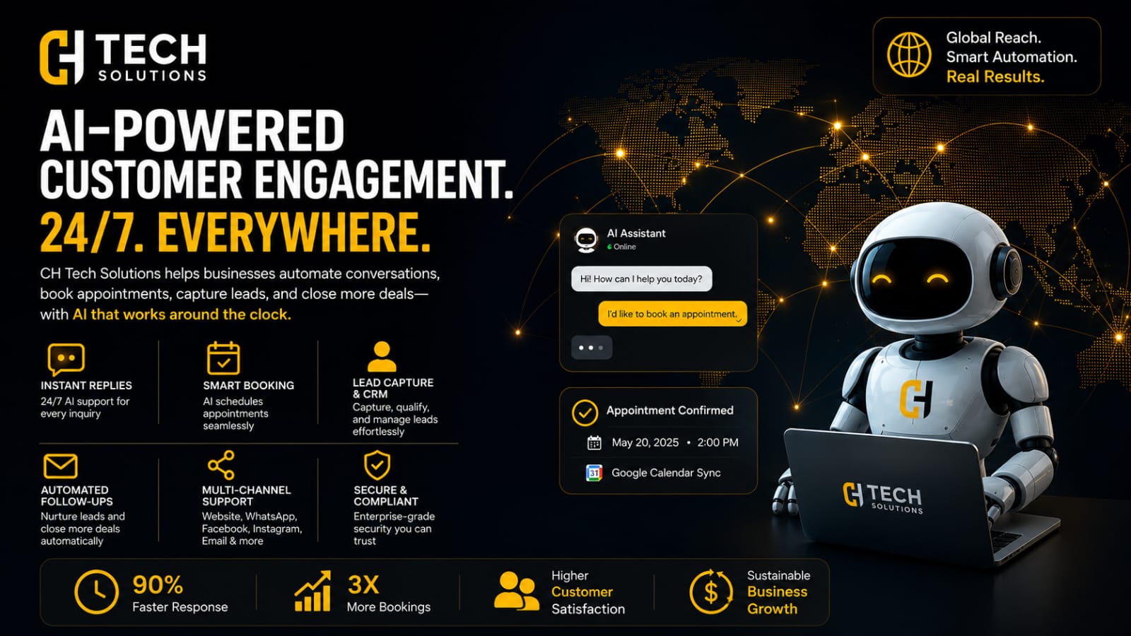 AI-Powered Customer Engagement: How Smart Automation Helps Businesses Grow 24/7
